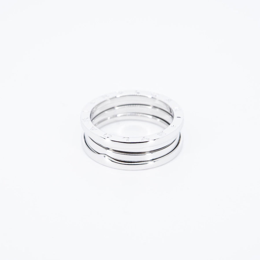 แหวน Bvlgari B.zero1 2band Ring White Gold Size 61# (Used) #vrbv 0979