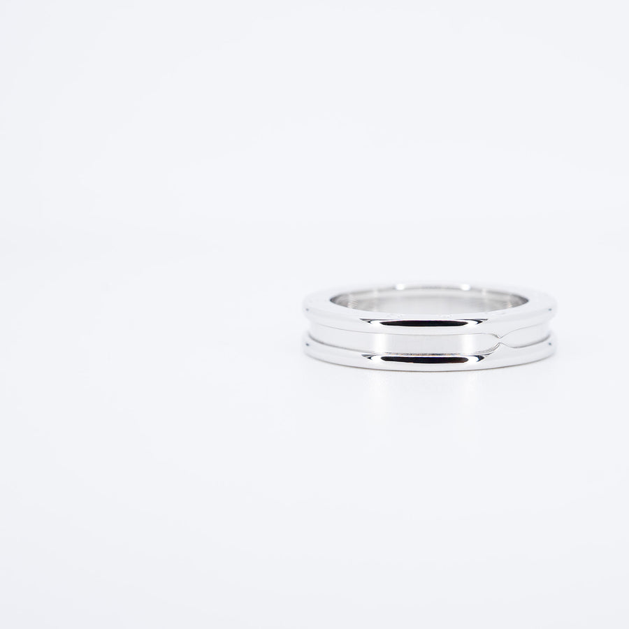 แหวน Bvlgari B.zero1 1band Ring White Gold Size 57# (Used) #vrbv 0978