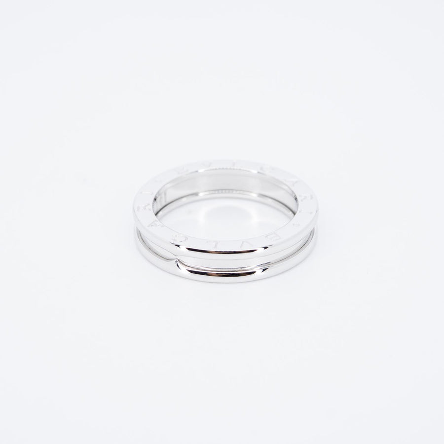 แหวน Bvlgari B.zero1 1band Ring White Gold Size 57# (Used) #vrbv 0978