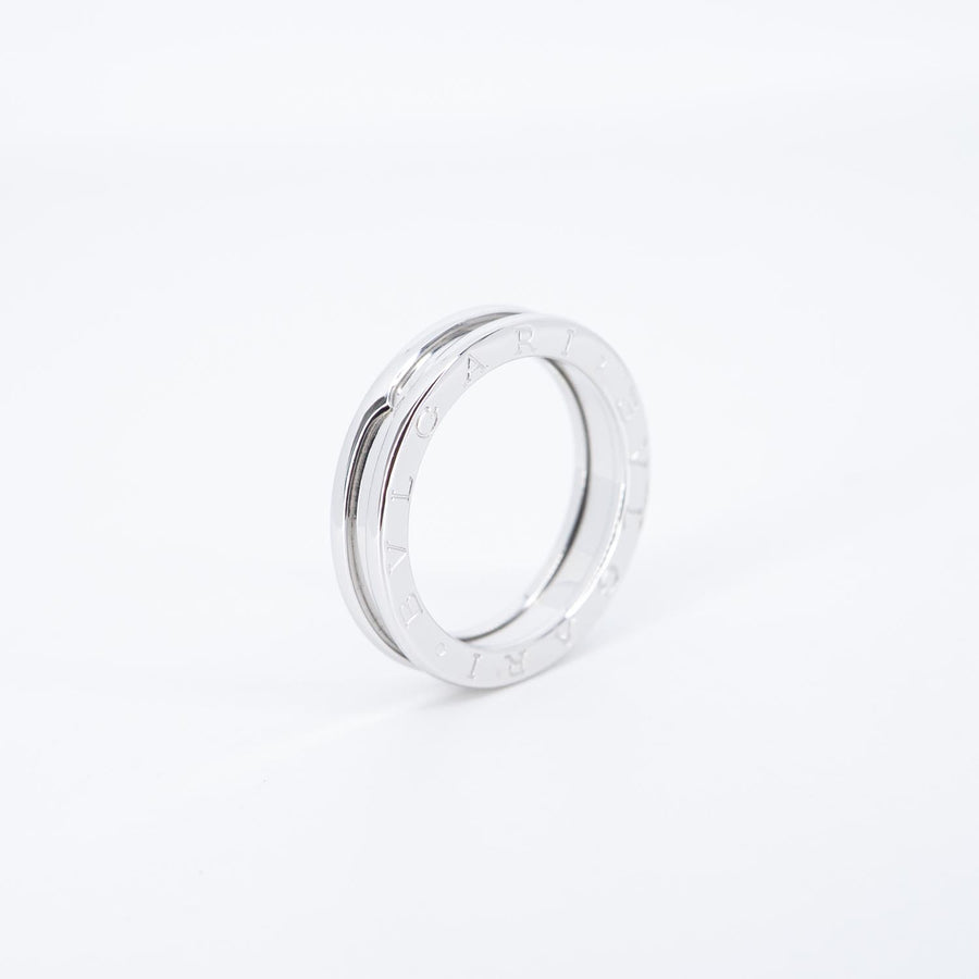 แหวน Bvlgari B.zero1 1band Ring White Gold Size 57# (Used) #vrbv 0978