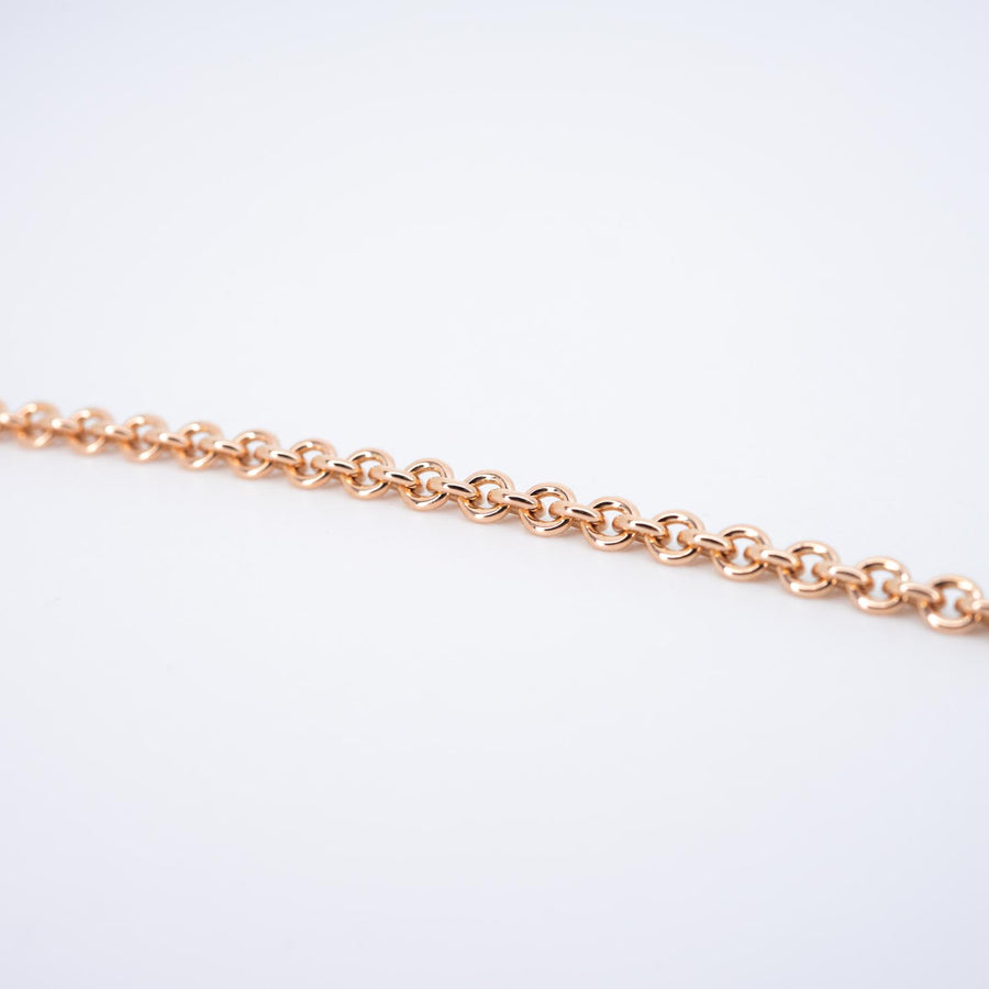 สร้อยข้อมือ Hermes Amulettes Constance bracelet 18K Rose Gold Size 16cm.# (Used) #vrhebimtHIT 7493