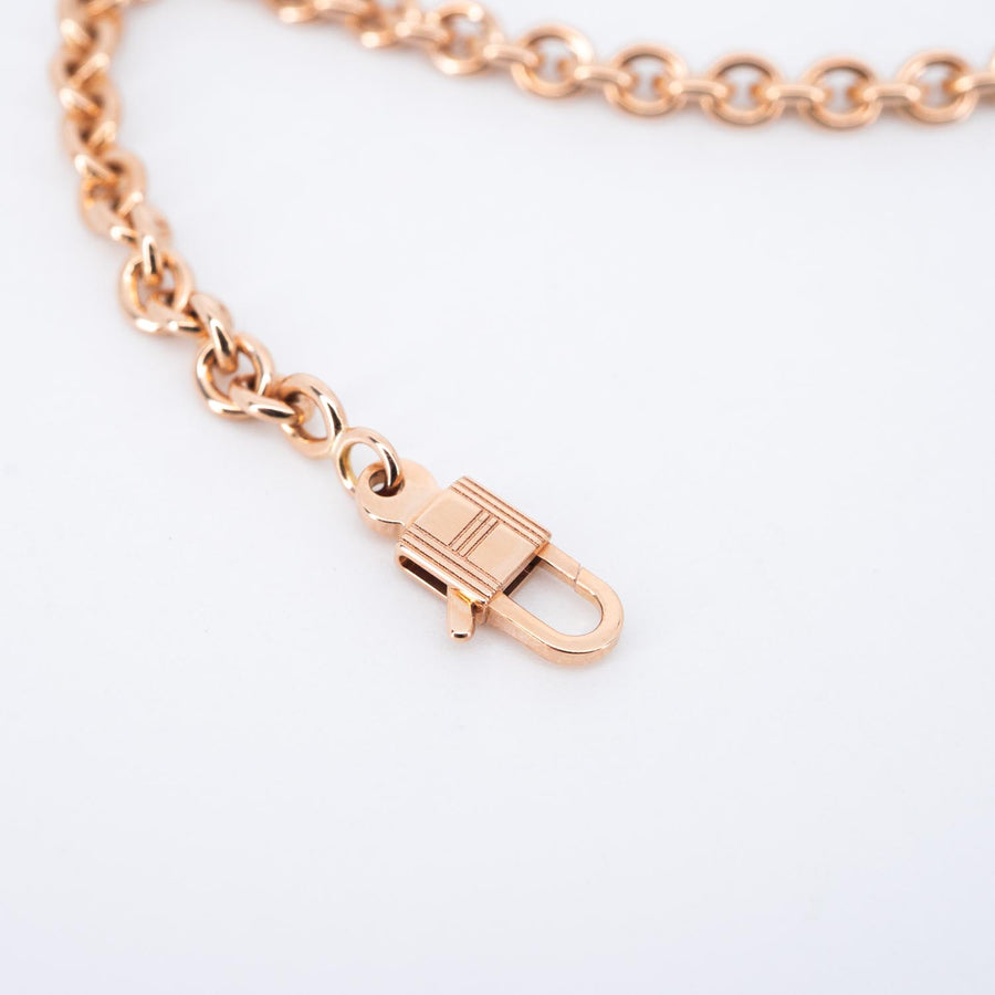 สร้อยข้อมือ Hermes Amulettes Constance bracelet 18K Rose Gold Size 16cm.# (Used) #vrhebimtHIT 7493