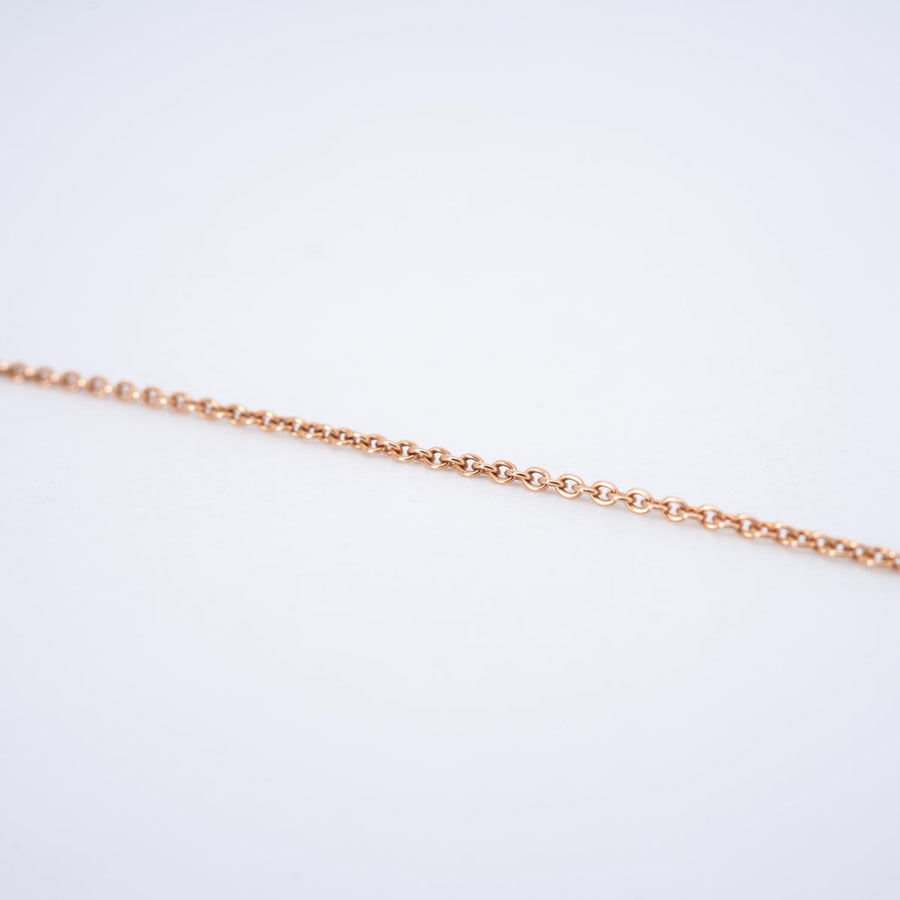 สร้อยข้อมือ Dior Rose Des Vents Bracelet with Red Ceramic 18K Rose Gold Size 14.5-17cm.# (Used) #vrdibimt 7495