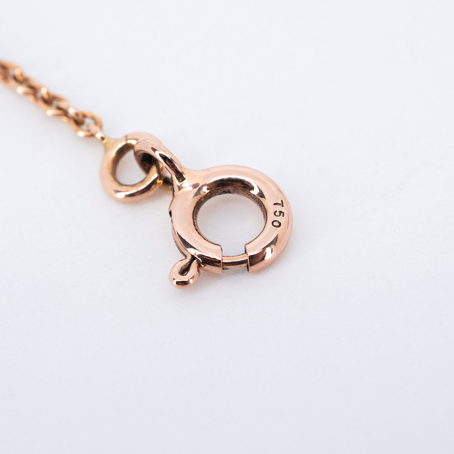 สร้อยข้อมือ Dior Rose Des Vents Bracelet with Red Ceramic 18K Rose Gold Size 14.5-17cm.# (Used) #vrdibimt 7495