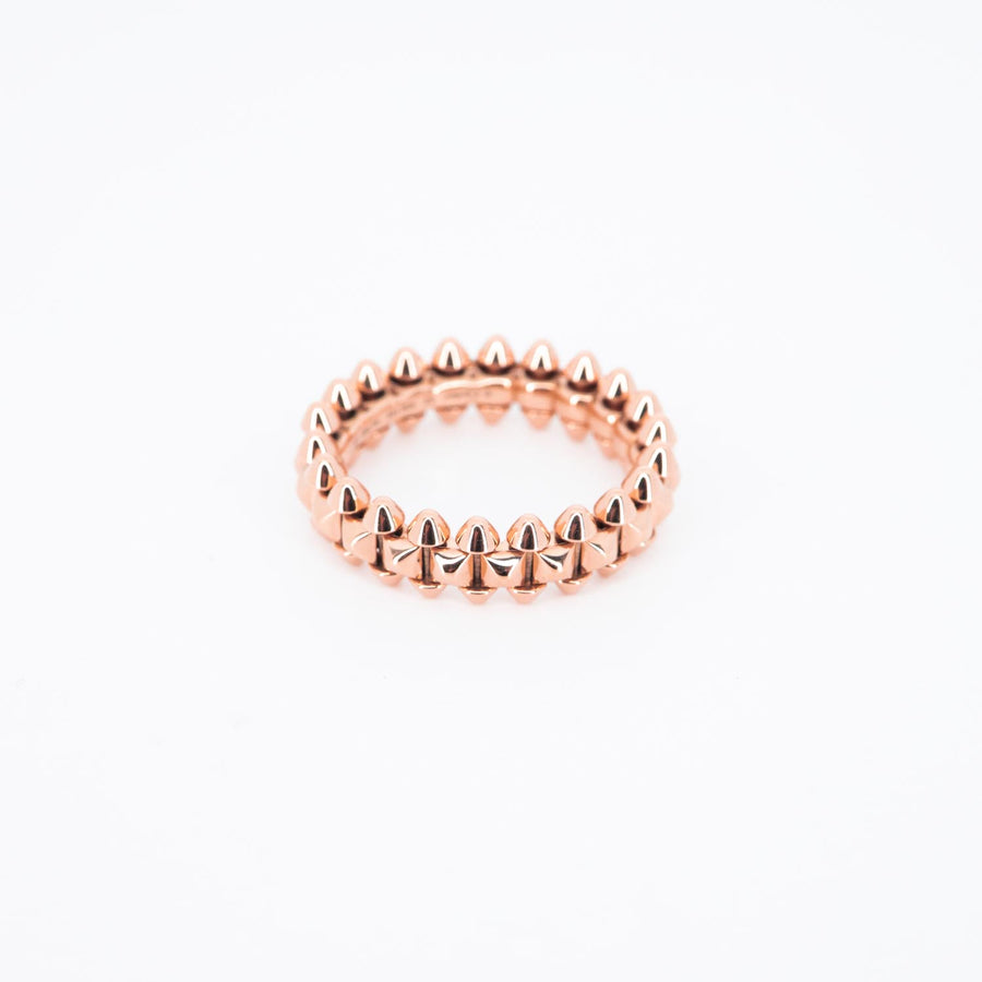 **Hold k.Koi**แหวน Cartier Clash de Cartier ring, Small model 18K Rose Gold Size 52# (Used) #vrcar 7508