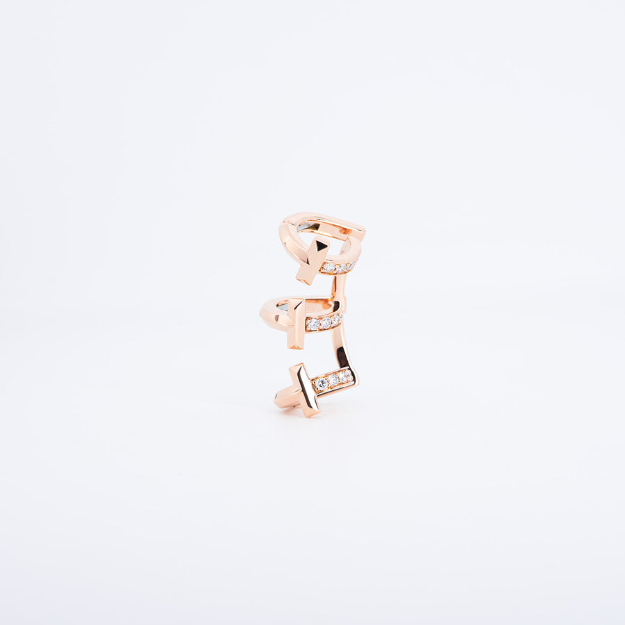 ต่างหู Tiffany & Co. Tiffany T1 Ear Cuff 18K Rose Gold (Used) #vrtiHIT 0991