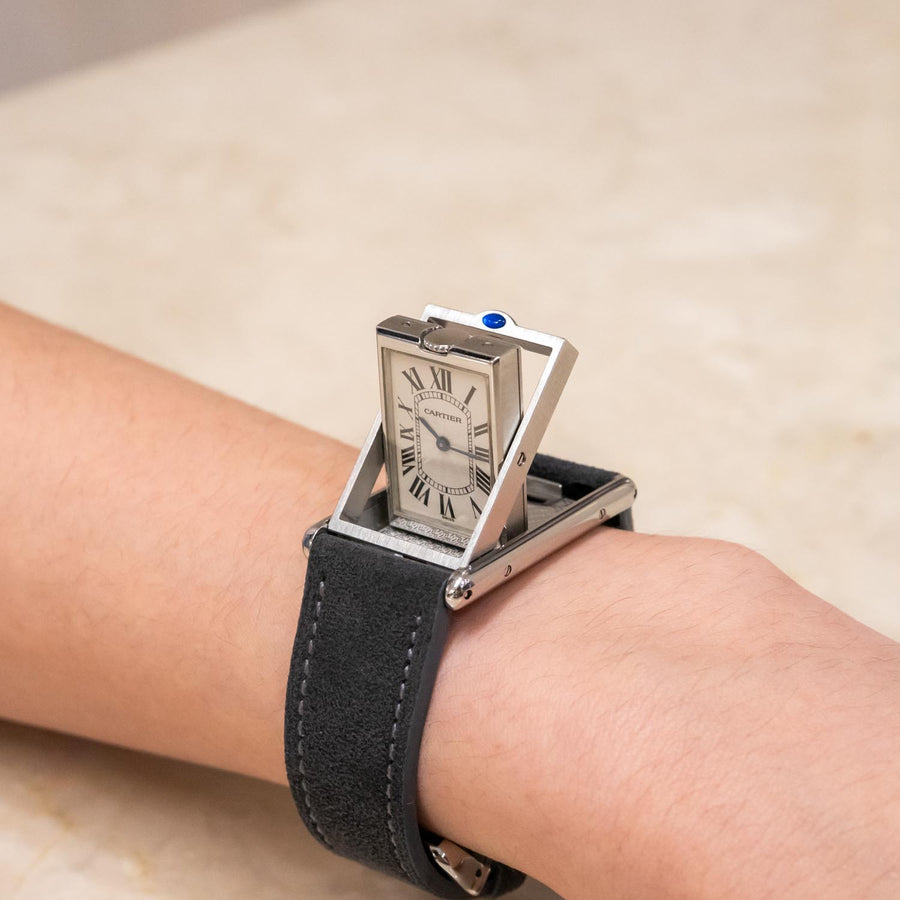 **Hold k.Golf.jc**นาฬิกา Cartier Tank Basculante Manual Winding Ref.2390 Stainless Steel Size 38x25cm.# (Used) #vrcaHIT 0975