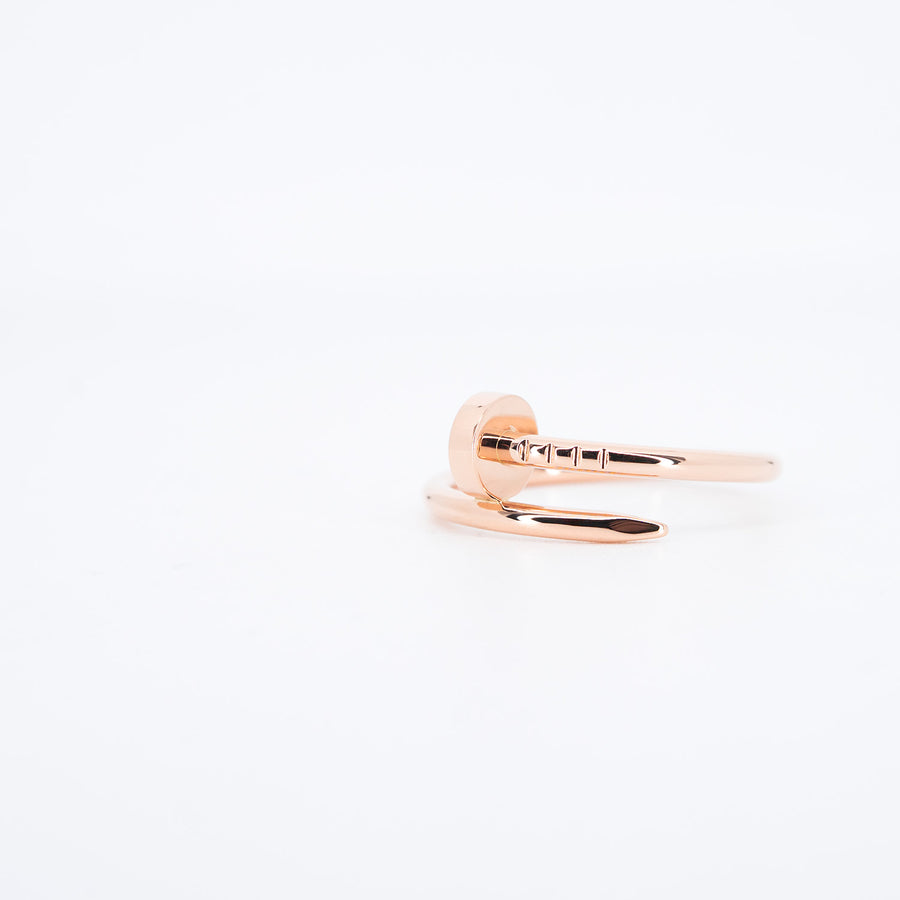 **Hold k.yo**แหวน Cartier Juste Un Clou ring, small model 18K Rose Gold Size 51# (Used) #vrcar 7501