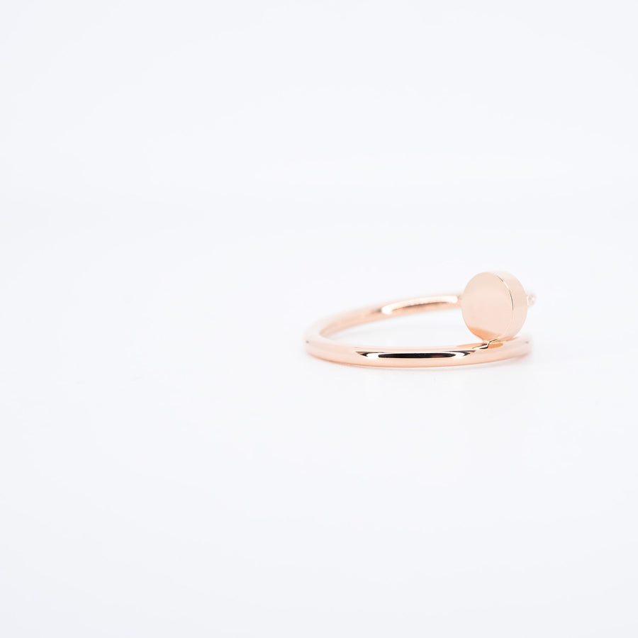 **Hold k.yo**แหวน Cartier Juste Un Clou ring, small model 18K Rose Gold Size 51# (Used) #vrcar 7501
