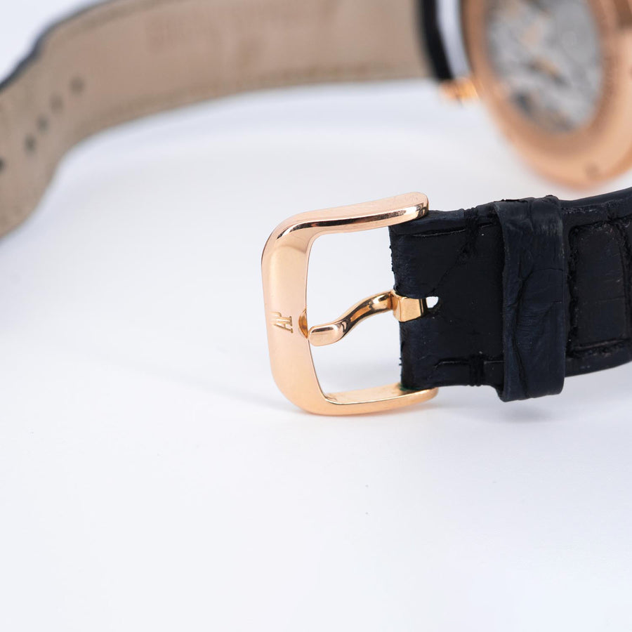 นาฬิกา Audemars Piguet Audemars Piguet (AP) Jules Audemars Ref.259550R Small Seconds & Power Reserve 18k Pink Gold 18K Rose Gold Size 36 mm.# (Used) #vrap 0989