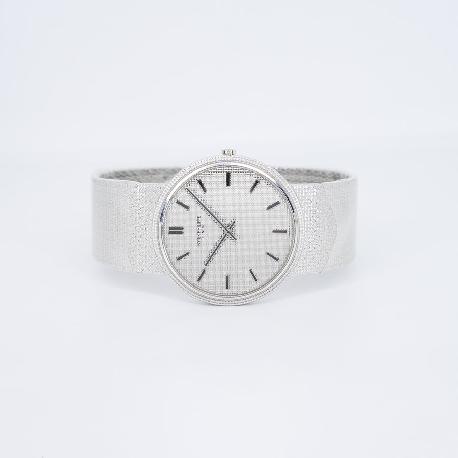 นาฬิกา Patek Philippe Patek Philippe Calatrava Ref.3611 18K White Gold Size 33mm.# (Used) #vrpa 0988