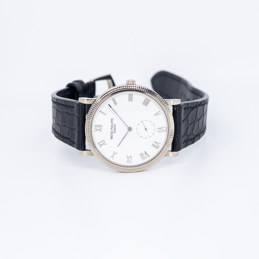 นาฬิกา Patek Philippe Patek Philippe Calatrava Limited Japan 18K White Gold Size 33.5mm.# (Used) #vrpa 1001