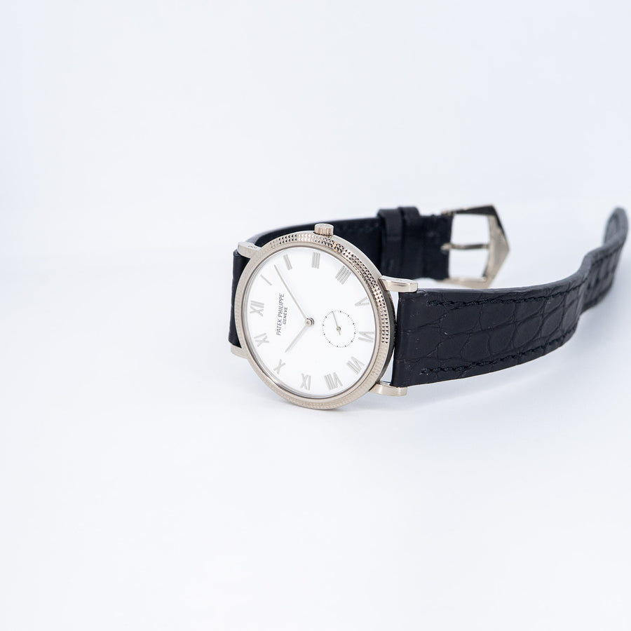 นาฬิกา Patek Philippe Patek Philippe Calatrava Limited Japan 18K White Gold Size 33.5mm.# (Used) #vrpa 1001