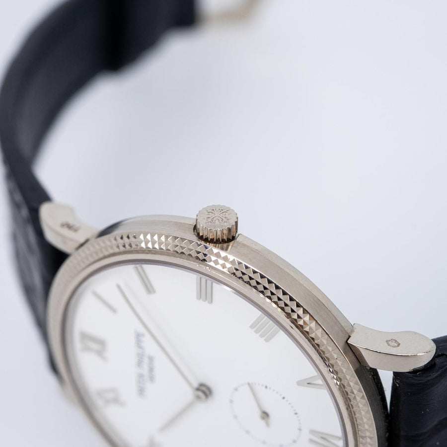 นาฬิกา Patek Philippe Patek Philippe Calatrava Limited Japan 18K White Gold Size 33.5mm.# (Used) #vrpa 1001