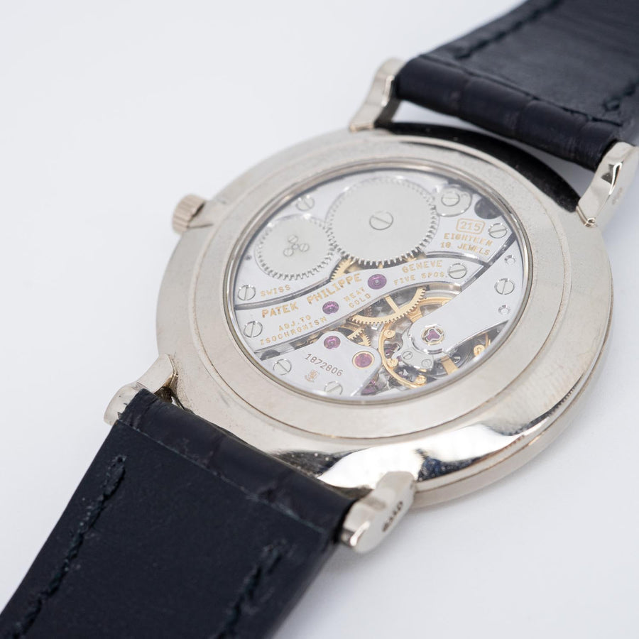 นาฬิกา Patek Philippe Patek Philippe Calatrava Limited Japan 18K White Gold Size 33.5mm.# (Used) #vrpa 1001