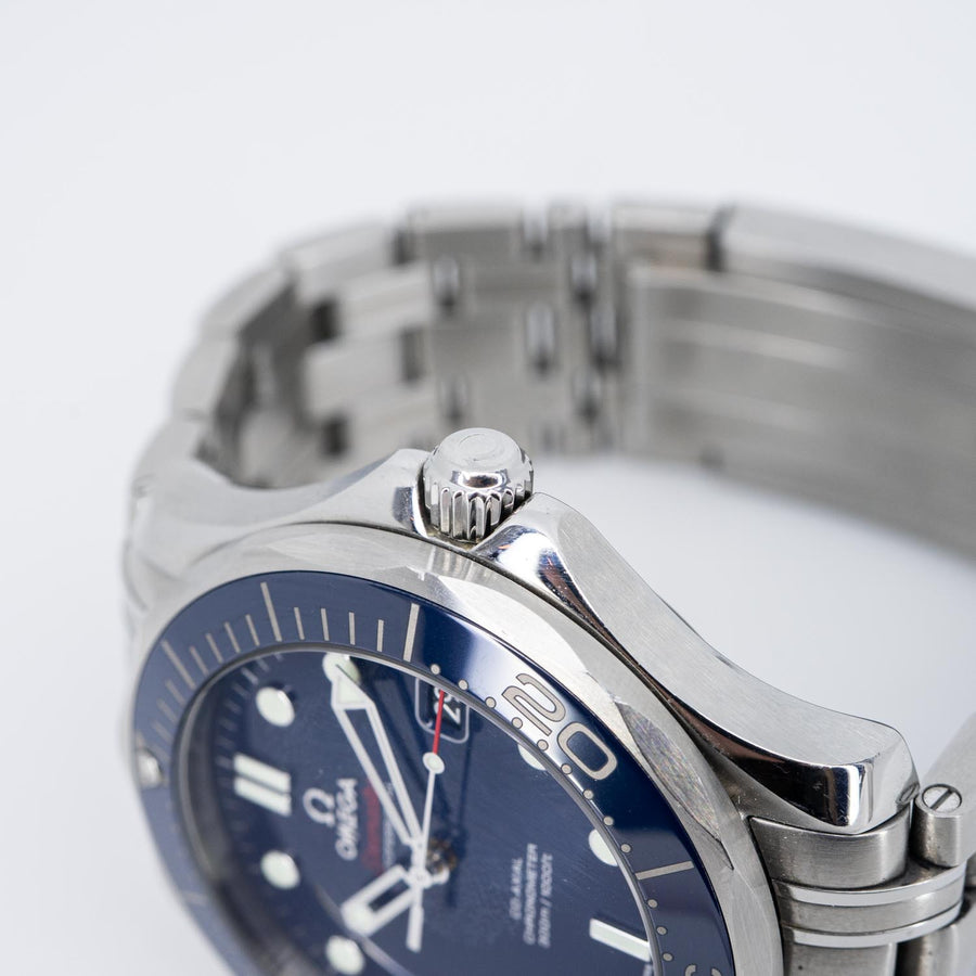 นาฬิกา Omega Omega Seamaster Professional Diver 300 Co-Axial หน้าปัดสีน้ำเงิน Automatic Steel Size 42mm.# (Used) #vrom 1003