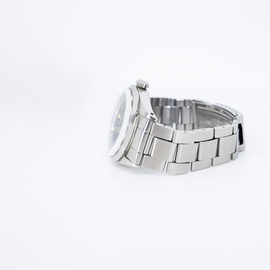 นาฬิกา Rolex Rolex ExplorerI Ref.1016 หน้าปัดสีดำ หลักชั่วโมงเฟด(พลายน้ำT<25) สายOysterแท้แบบม้วน Automatic Steel Size 36mm.# (Used) #vrro 1002