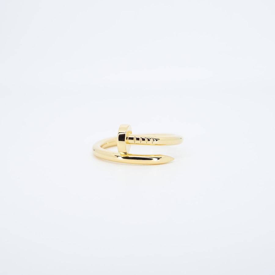 แหวน Cartier Juste Un Clou ring 18K Yellow Gold Size 60# (Used) #vrcarimt 7522