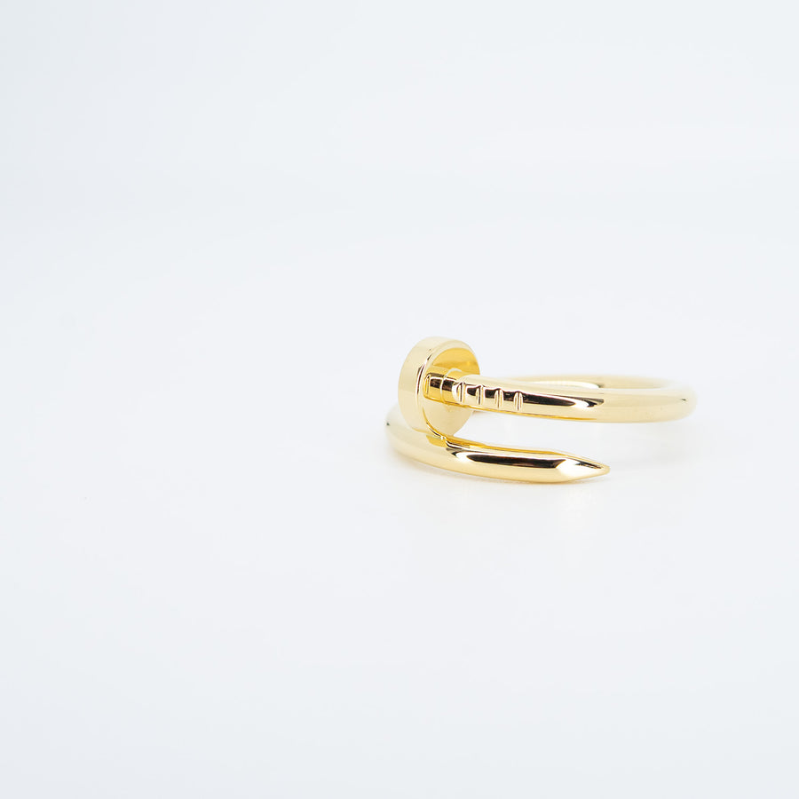 แหวน Cartier Juste Un Clou ring 18K Yellow Gold Size 60# (Used) #vrcarimt 7522