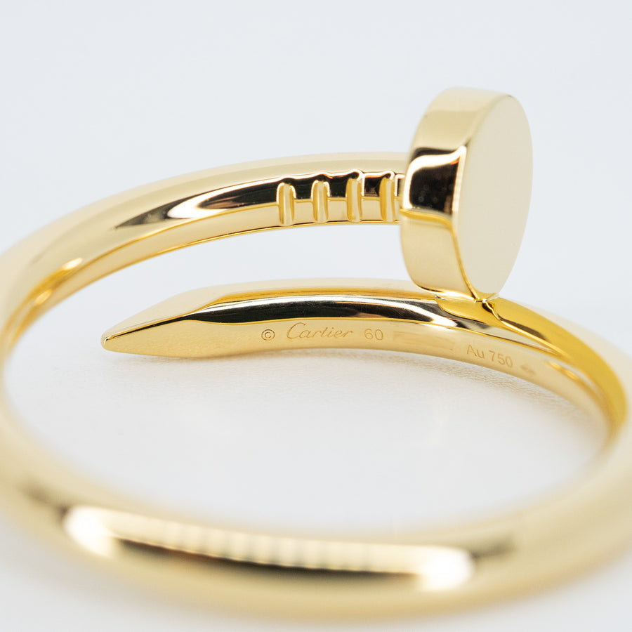แหวน Cartier Juste Un Clou ring 18K Yellow Gold Size 60# (Used) #vrcarimt 7522