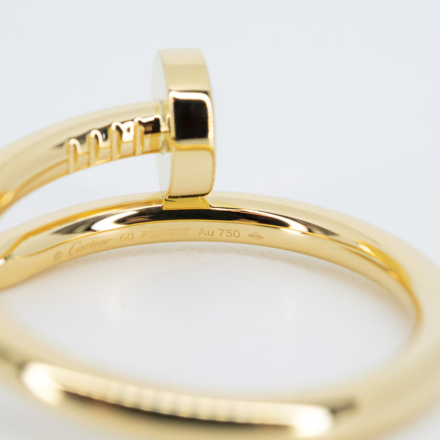 แหวน Cartier Juste Un Clou ring 18K Yellow Gold Size 60# (Used) #vrcarimt 7522