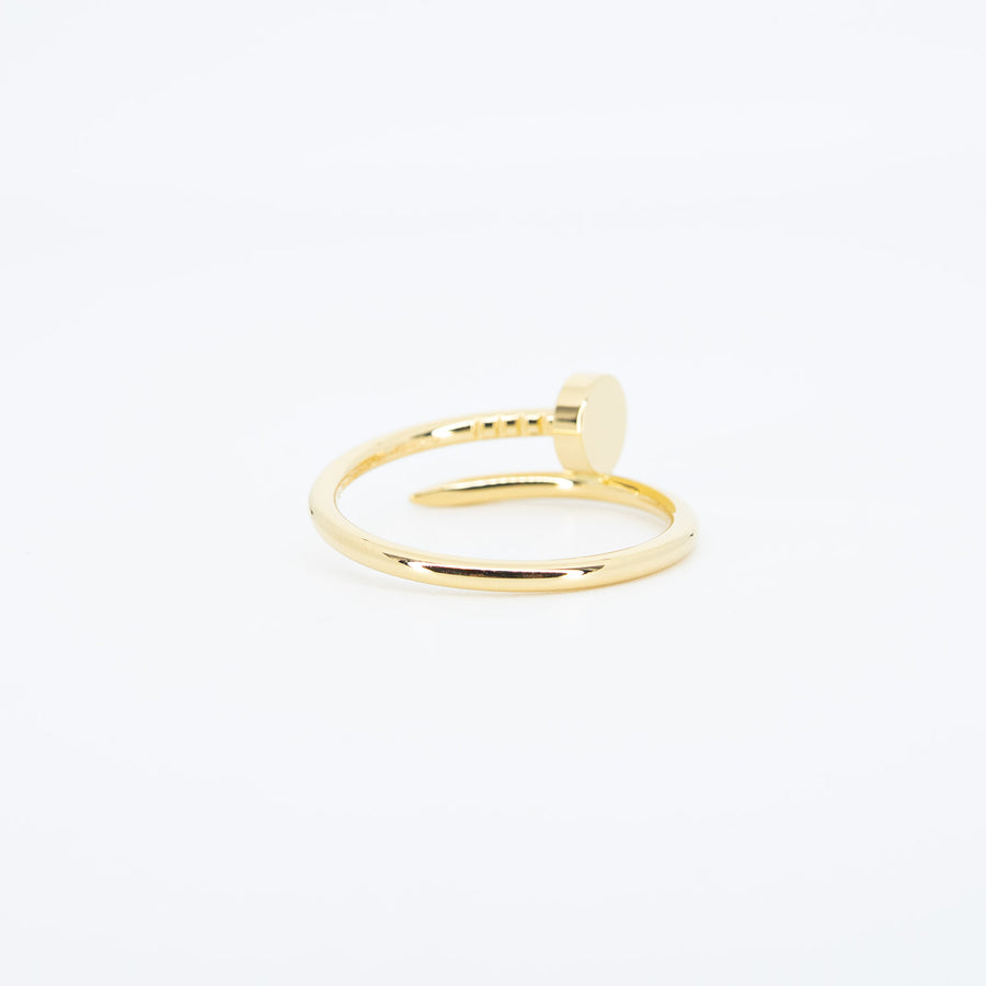 แหวน Cartier Juste Un Clou ring, small model 18K Yellow Gold Size 55# (Used) #vrcar 7515