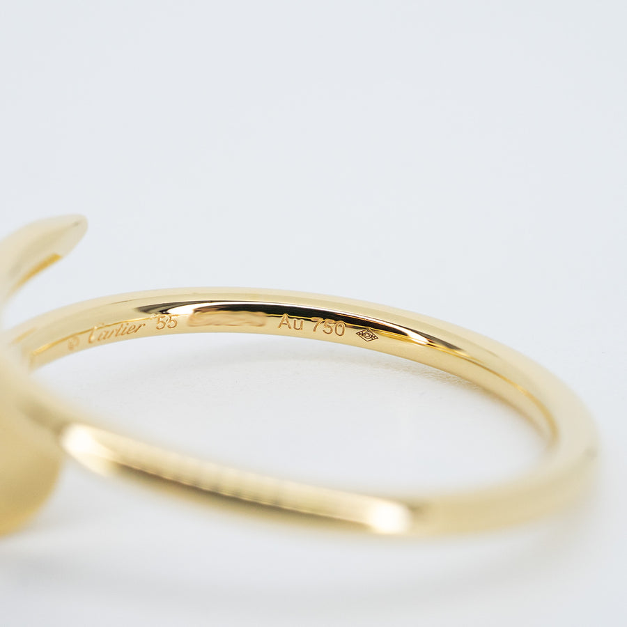 แหวน Cartier Juste Un Clou ring, small model 18K Yellow Gold Size 55# (Used) #vrcar 7515