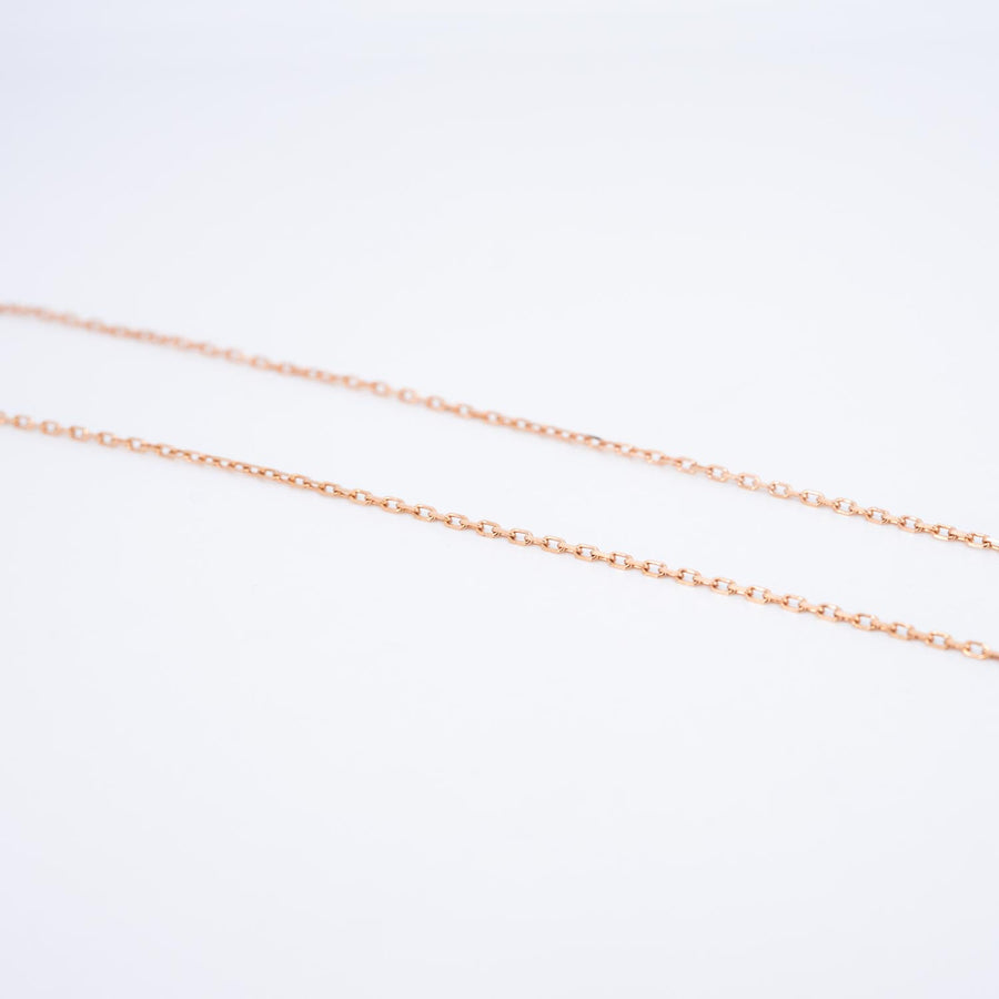 สร้อยและจี้ Cartier d'Amour pendant, diamond, small model 18K Rose Gold Size 37-40cm.# (Used) #vrcanlimt 7538