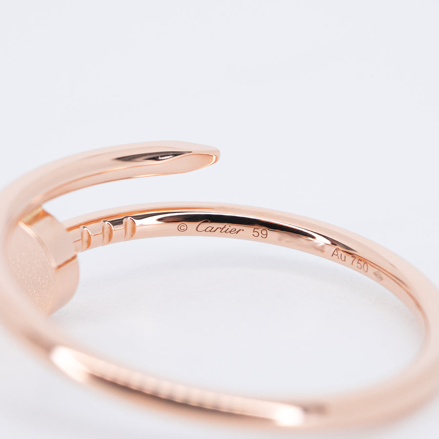 แหวน Cartier Juste Un Clou ring, small model 18K Rose Gold Size 59# (Used) #vrcar 7531