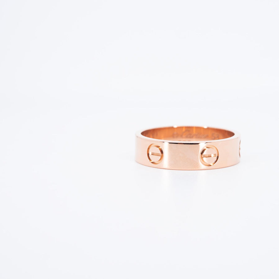 แหวน Cartier Love Ring 18K Rose Gold Size 58# (Used) #vrcar 7560
