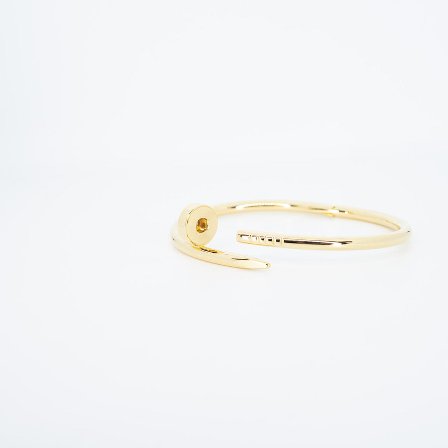 กำไลข้อมือ Cartier Juste un Clou Bracelet 18K Yellow Gold Size 15# (Used) #vrcab 7537