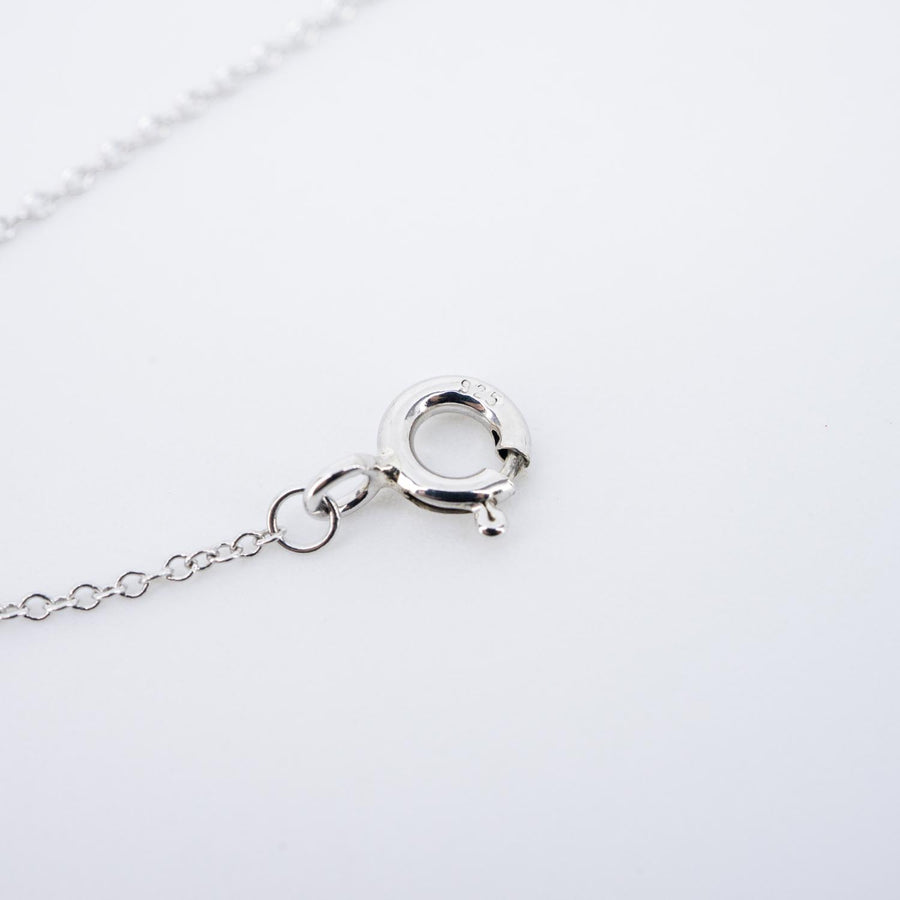 สร้อยและจี้ Tiffany & Co. Blue Enamel T&Co Slider Necklace Silver925 Size 43.5cm.# (Used) #vrtinl 7553