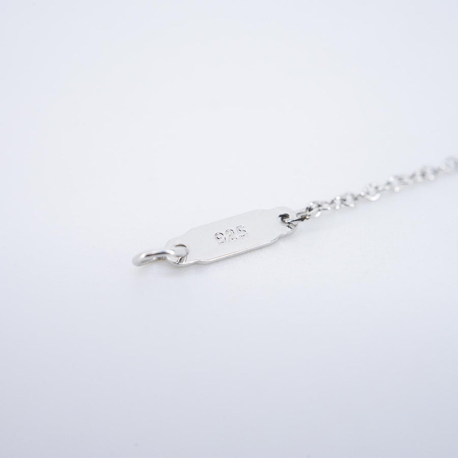 สร้อยและจี้ Tiffany & Co. Blue Enamel T&Co Slider Necklace Silver925 Size 43.5cm.# (Used) #vrtinl 7553