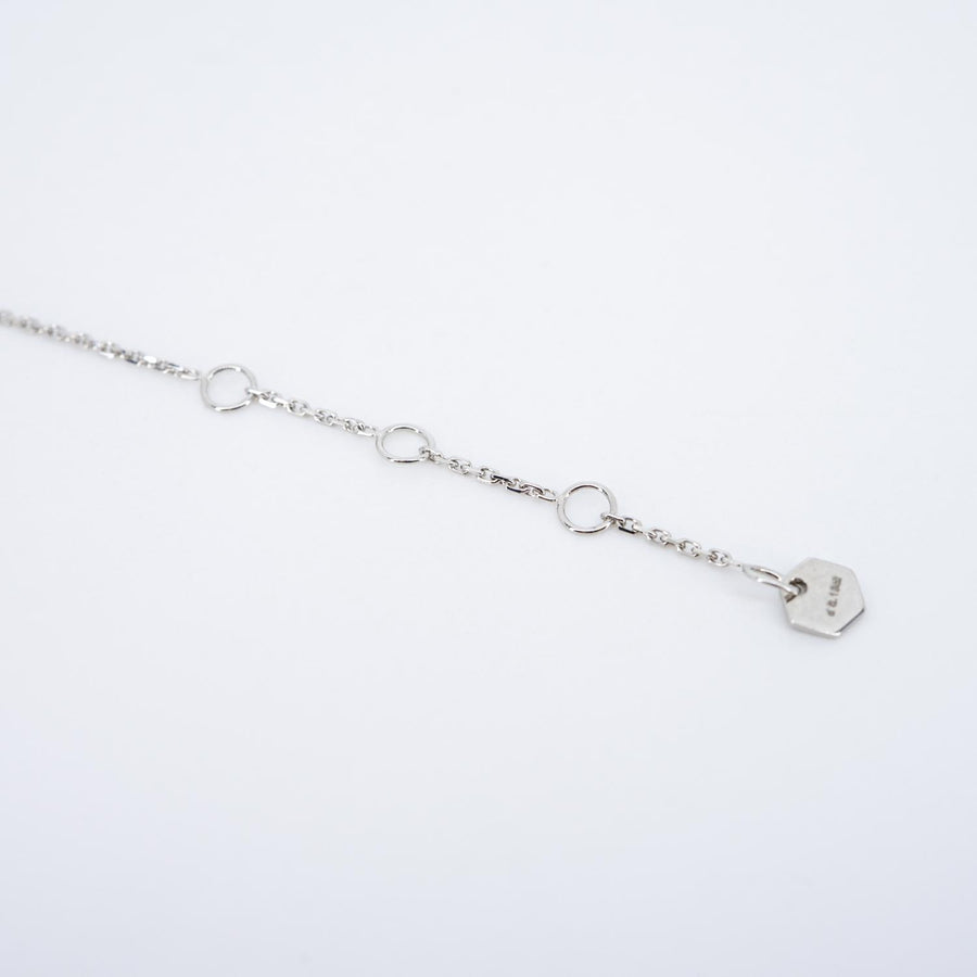 สร้อยข้อมือ Chaumet Bee de Chaumet Bracelet, diamonds 0.19ct 18K White Gold Size 14/15/16cm.# (Used) #vrchaub 7568