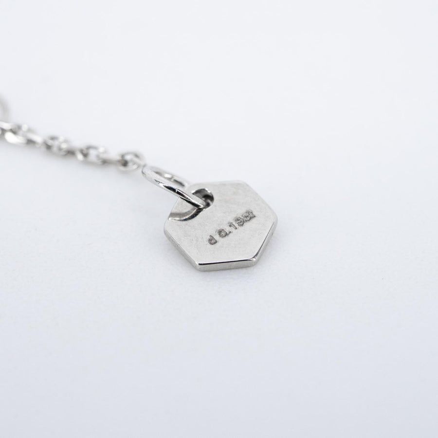 สร้อยข้อมือ Chaumet Bee de Chaumet Bracelet, diamonds 0.19ct 18K White Gold Size 14/15/16cm.# (Used) #vrchaub 7568