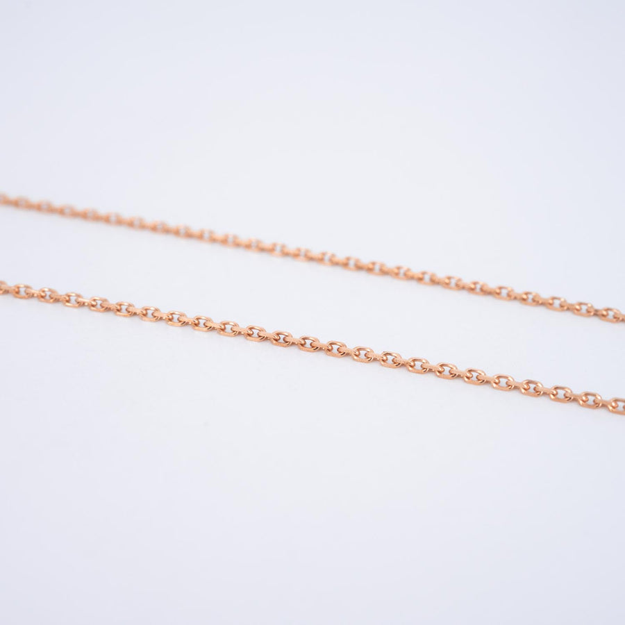 สร้อยและจี้ Van Cleef & Arpels Vintage Alhambra pendant with Mother-of-Pearl 18K Rose Gold Size 37-41.5cm.# (Used) #vrvanl 7565