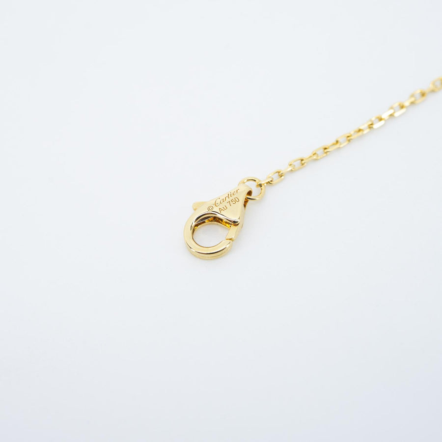 **Hold k.perapat**สร้อยและจี้ Cartier Juste un Clou pendant, diamonds 18K Yellow Gold Size 38.5-40.5cm.# (Used) #vrcanlimt 7536