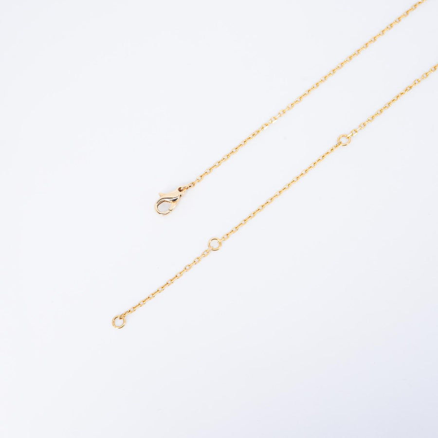 สร้อยและจี้ Boucheron Quatre Classique Mini Pendant 18K 3Colors Size 38/42/45cm.# (Used) #vrbonlimt 7546