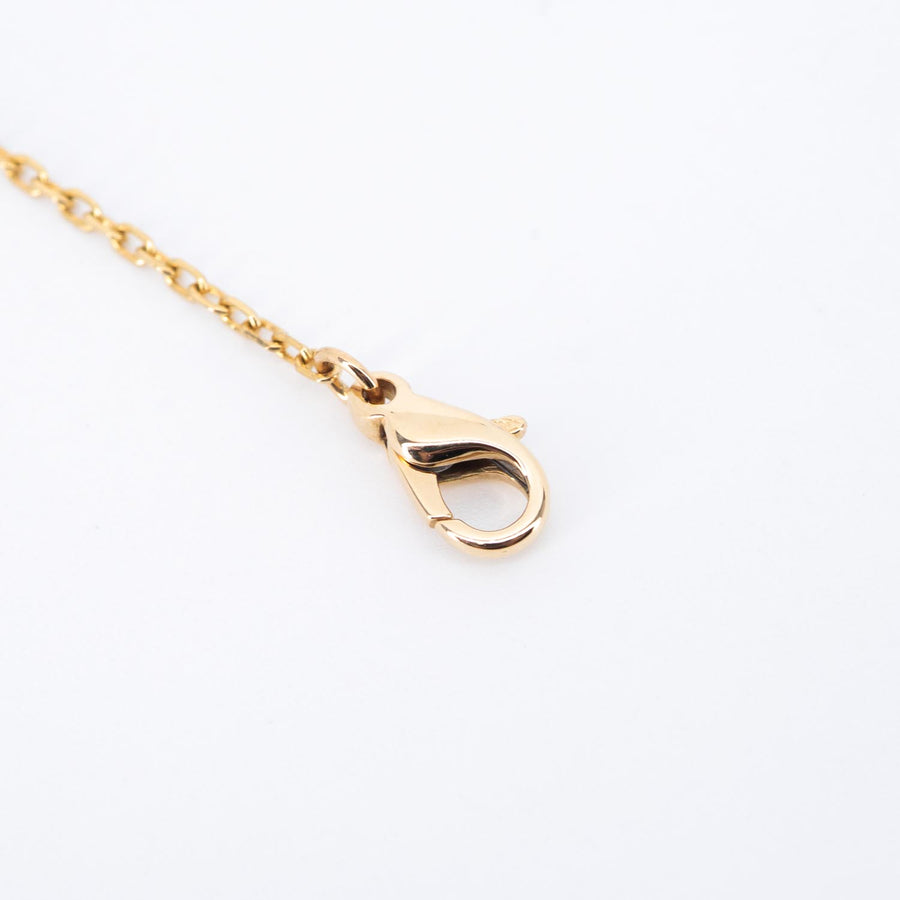 สร้อยและจี้ Boucheron Quatre Classique Mini Pendant 18K 3Colors Size 38/42/45cm.# (Used) #vrbonlimt 7546