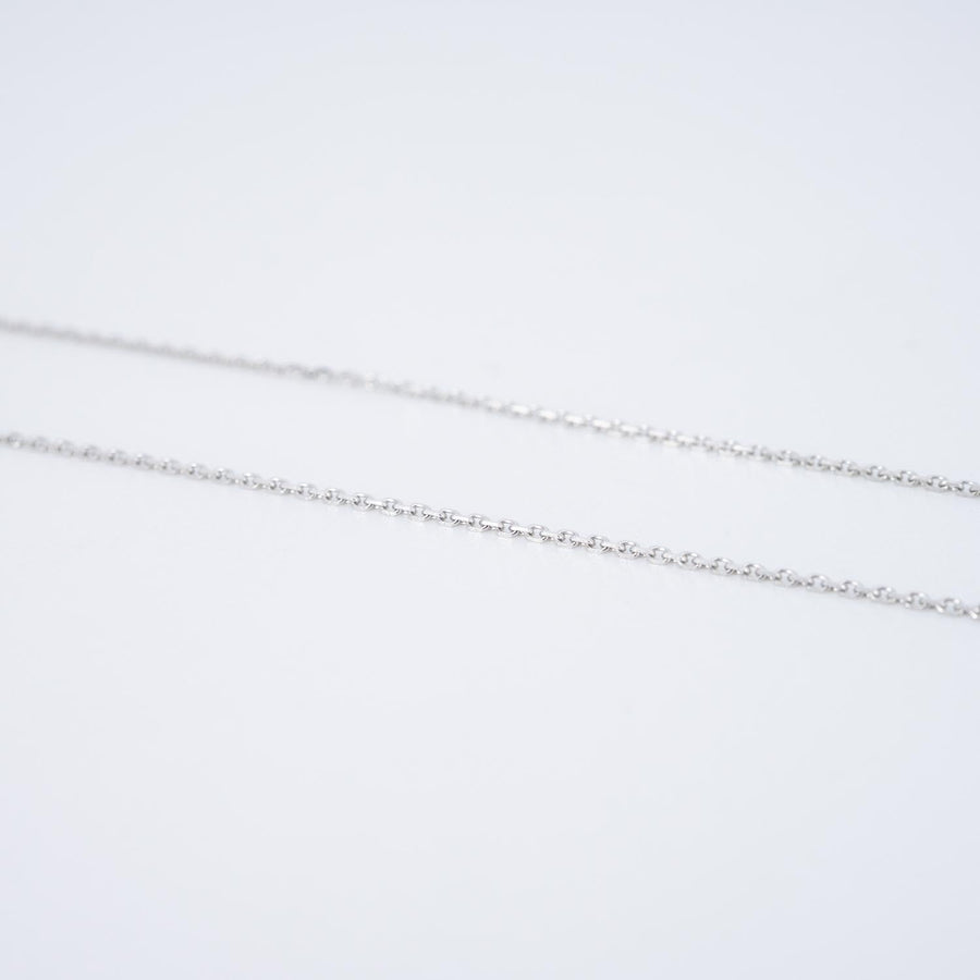 สร้อยและจี้ Chaumet Bee De Chaumet Small Model Pendant, Diamonds 18K White Gold Size 38/40/42cm.# (Used) #vrchaunlimt 7557