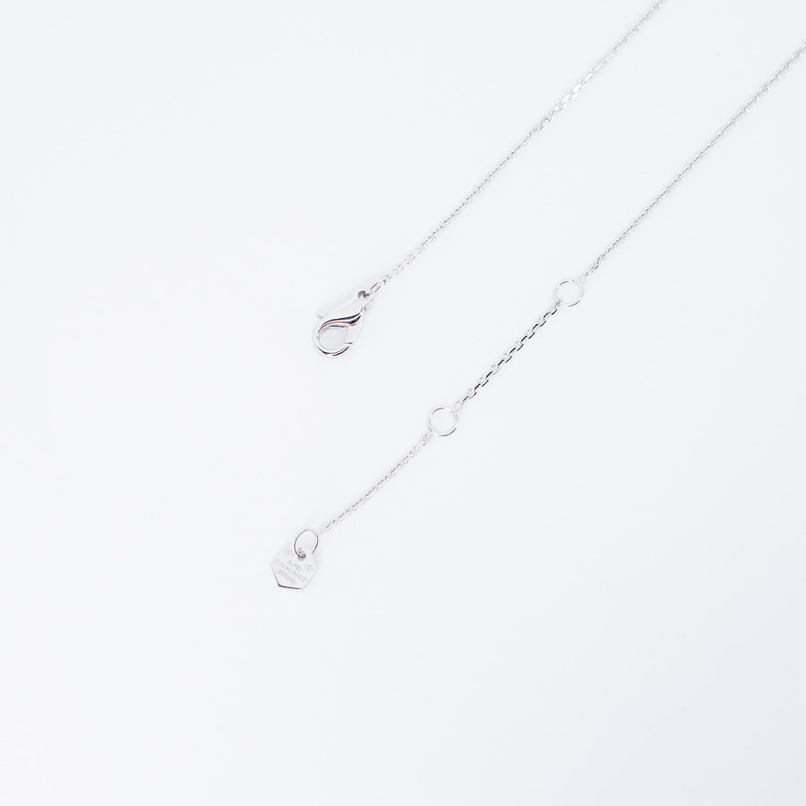 สร้อยและจี้ Chaumet Bee De Chaumet Small Model Pendant, Diamonds 18K White Gold Size 38/40/42cm.# (Used) #vrchaunlimt 7557
