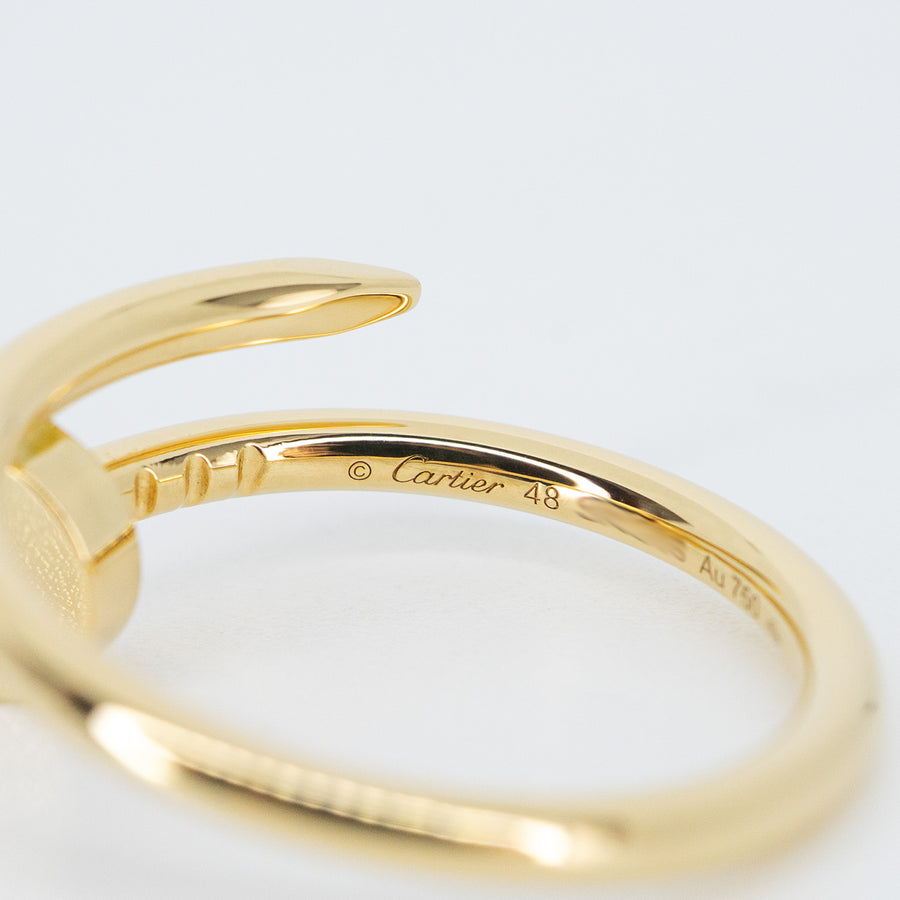 แหวน Cartier Juste Un Clou ring, Small model 18K Yellow Gold Size 48# (Used) #vrcar 7573