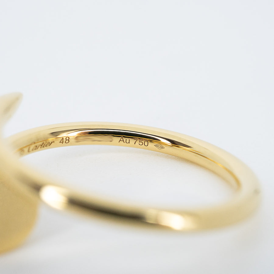 แหวน Cartier Juste Un Clou ring, Small model 18K Yellow Gold Size 48# (Used) #vrcar 7573