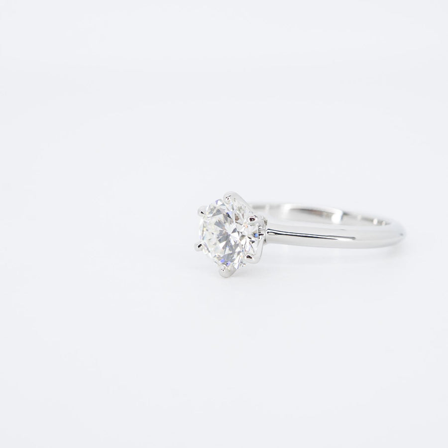 แหวน Tiffany & Co. The Tiffany Setting Solitaire Ring 1.40ct I VS1 Platinum950 Size 51# (Used) #vrtirHIT 7542