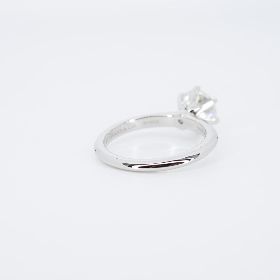 แหวน Tiffany & Co. The Tiffany Setting Solitaire Ring 1.40ct I VS1 Platinum950 Size 51# (Used) #vrtirHIT 7542