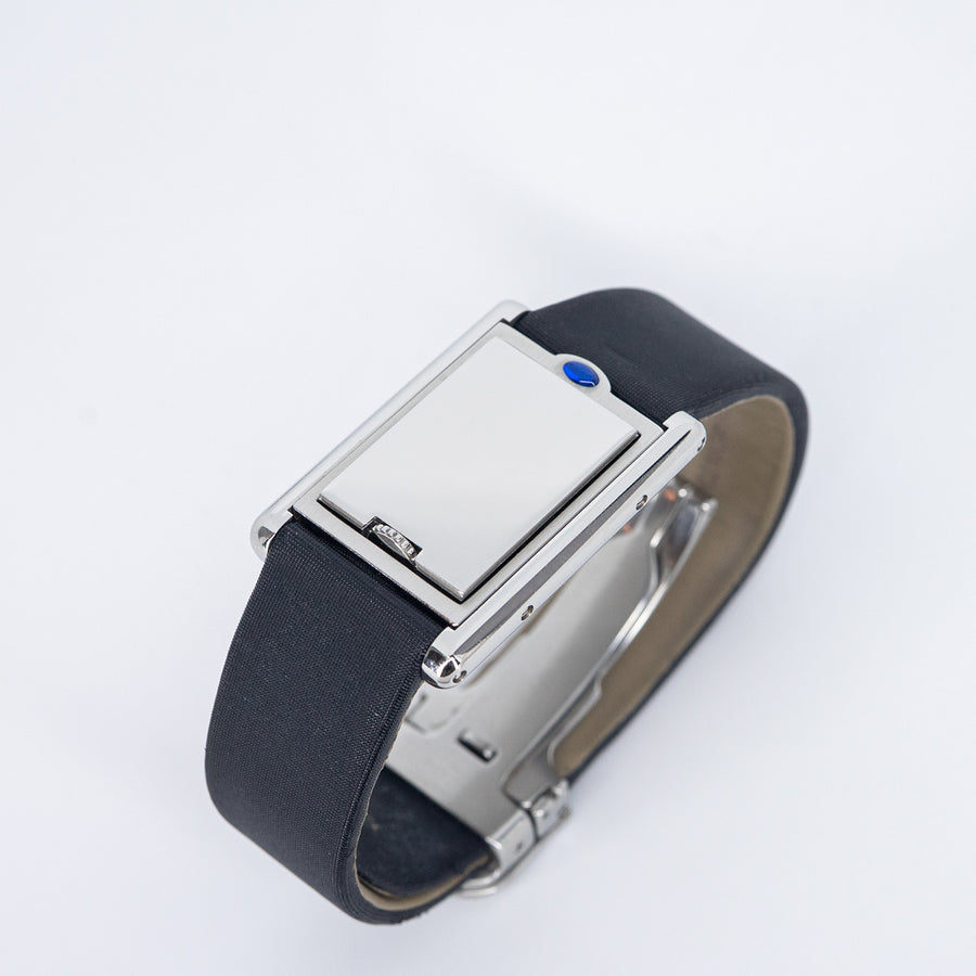 นาฬิกา Cartier Tank Basculante Quartz Movement Ref.2386 Stainless Steel Size 32x22mm.# (Used) #vrca 1013