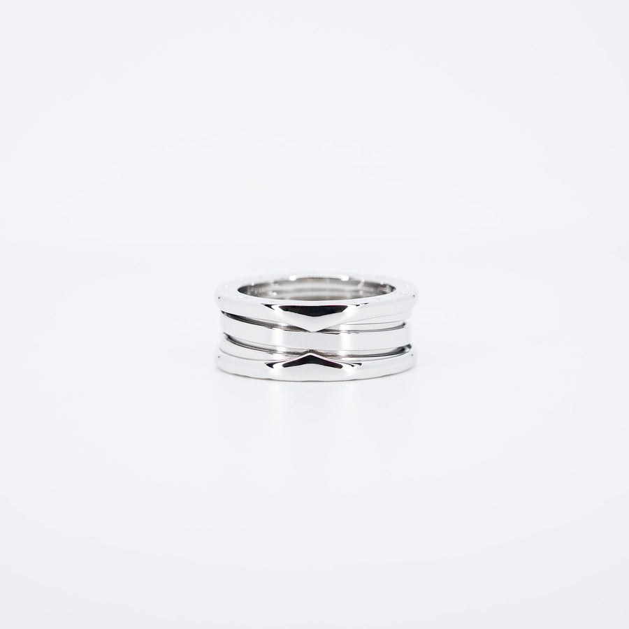 แหวน Bvlgari B.zero1 3band Ring 18K White Gold Size 54# (Used) #vrbvrimt 7578