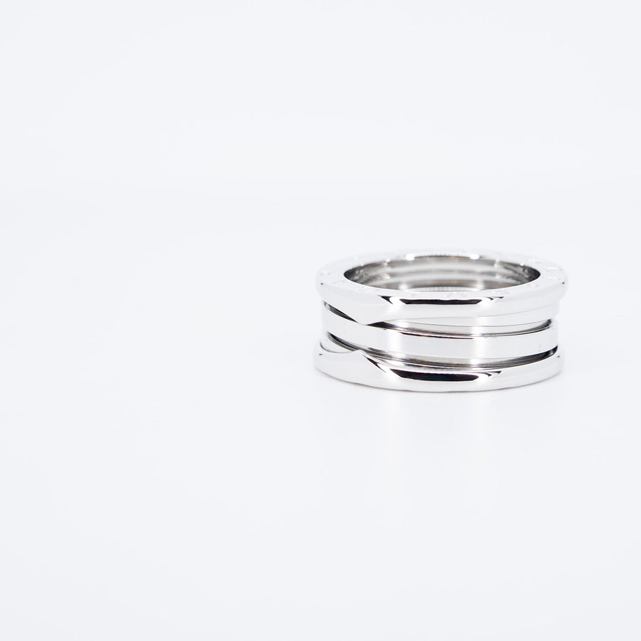แหวน Bvlgari B.zero1 3band Ring 18K White Gold Size 54# (Used) #vrbvrimt 7578
