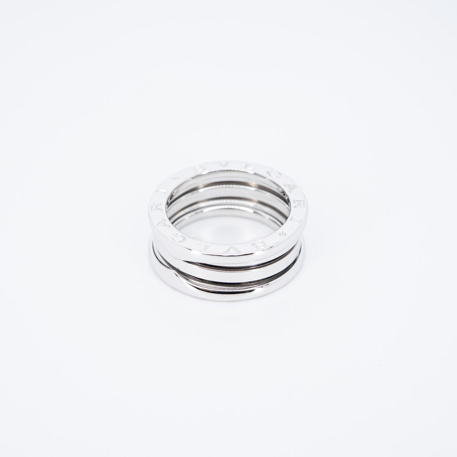 แหวน Bvlgari B.zero1 3band Ring 18K White Gold Size 54# (Used) #vrbvrimt 7578