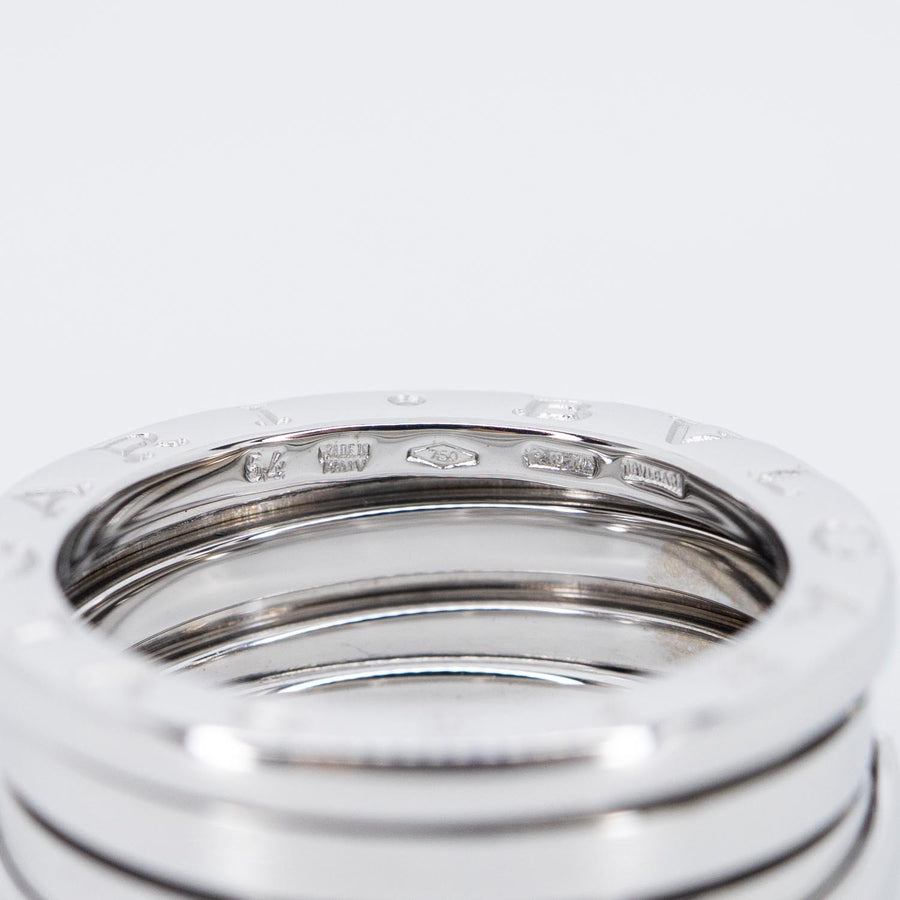 แหวน Bvlgari B.zero1 3band Ring 18K White Gold Size 54# (Used) #vrbvrimt 7578